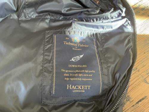 Navy blue hackett down - blue, gilet