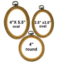 Flexi hoop woodgrain - woodgrain, round