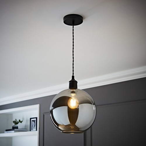 Bellamy smoked glass globe - smoked,