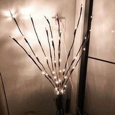  Led Floor Lamp Branch Lights Indoor Curly Willow Branches Lighted Tree