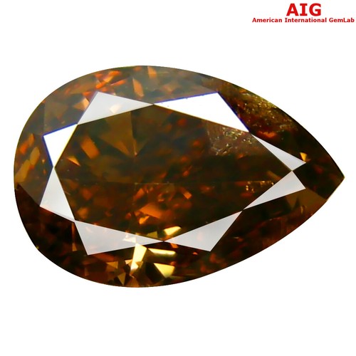 Aig certified pear cut - ct,