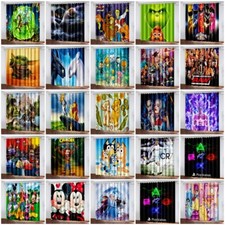 Kids characters curtains - kids, 3d