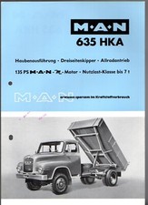 M.A.N. 635 HKA Threeway Tipper