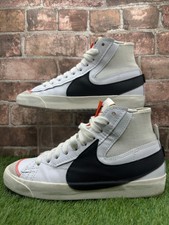 Nike Blazer Mid '77 Jumbo DD3111-100 Trainers Men's UK 9.5 White Black Lifestyle