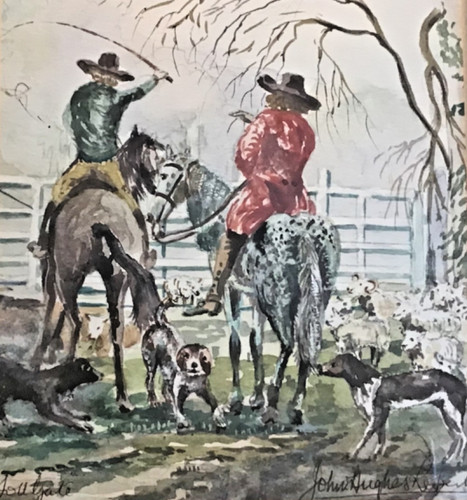 Watercolour john hughes - by,