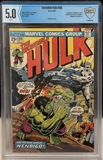 Hulk #180 Comic Marvel Comics 1st Wolverine Cameo Mark Jewelers CBCS 5.0 not CGC