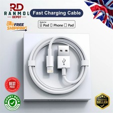 Apple iPhone USB Fast Charging Cable Data Lead 1m 2m 3m 5m