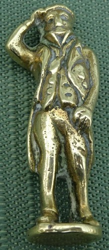 Vintage brass pipe - a, in