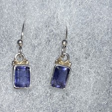 Amythyst Silver 925 Earrings