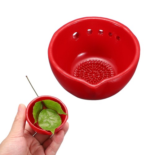 Herb stripper bowl ceramic - herb, bowl,