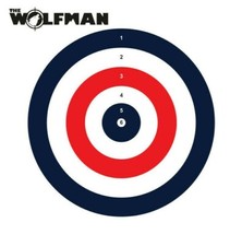 Wolfman Air Rifle Practice Targets 17x17cm Pack of 100 Top Quality Thin Card