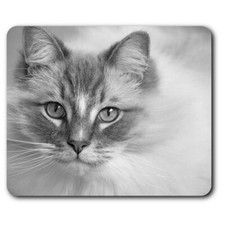 Rectangle Mouse Mat BW - White