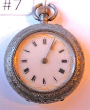 Antique silver pocket - pocket, watch