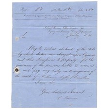 1861 Billhead, Inland Revenue