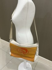 Vintage Diesel Only The Brave Messenger Bag Orange Flap And Turquoise Back