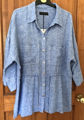 Zara linen blend safari - , shirt