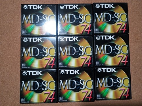 Lot new minidiscs - lot, tdk