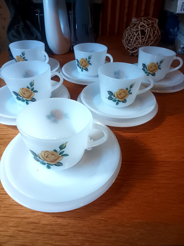 Phoenix pyrex yellow rose - 6,