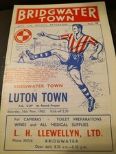 BRIDGWATER TOWN V LUTON TOWN