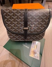 Brown Goyard Style Saddle Bag