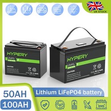 LiFePO4 Battery Lithium 100A 150Ah 50Ah 30Ah 12V BMS Off Grid Solar Boot RV Golf