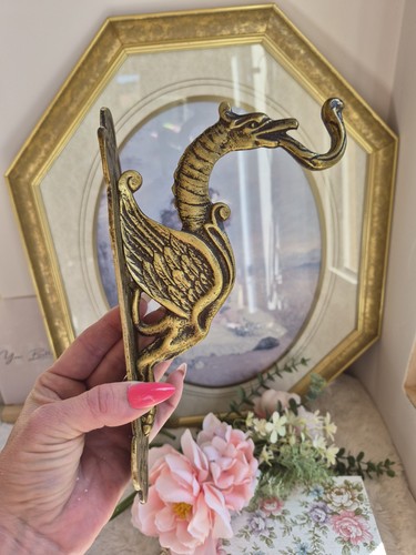 Antique solid brass phoenix - brass,