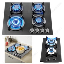 Gas Hob 2/4 Burners Black