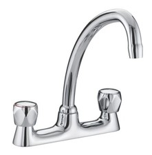 BRISTAN VAC BDSM C MT CLUB DECK-MOUNTED BRIDGE SINK MIXER CHROME (866JE)