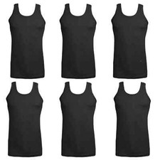 Pack Of 6  BIG Sizes Men Black