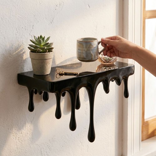Stable drip floating shelf - stable,