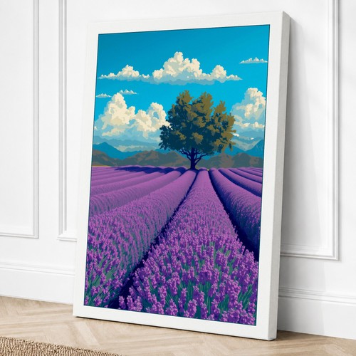 Tree lavender fields - lavender,