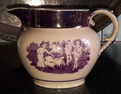 Georgian creamware puce - georgian,