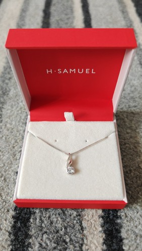 Samuel silver drop pendant - h.,
