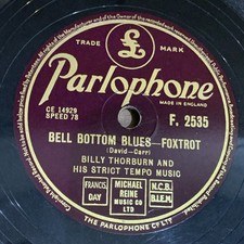 78rpm billy thorburn bell - thorburn,