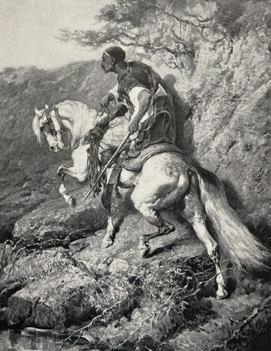 Kabyl antique lithograph - a,