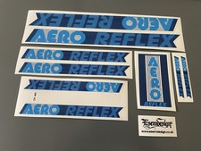 Aero Reflex Custom Blue BMX decal set