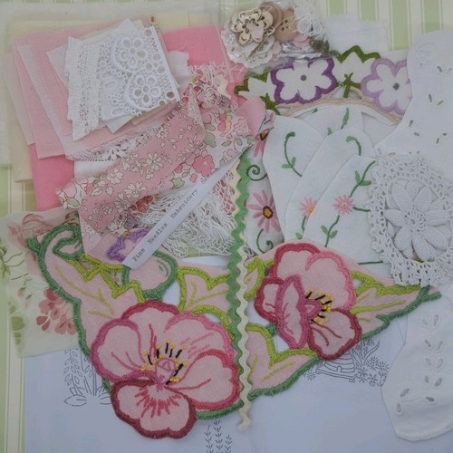 Pink floral slow - floral, kit