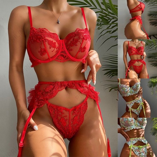 3pcs womens lace - 3pcs,