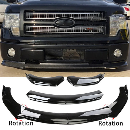 Gloss black car - front, bumper