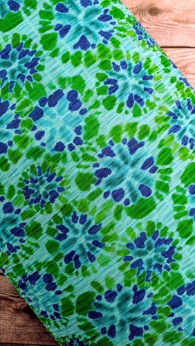 Tie dye seersucker - tie,
