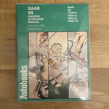 Saab 99 (1969-1974) Owners Workshop Car Manual Book Hardcover Original 1974