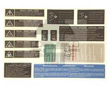 Under Bonnet Decal Kit Lancia