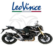 Exhaust Terminal Leovince LV One Evo Suzuki GSR/GSX-S 750 2015 2016 Black/Carbon