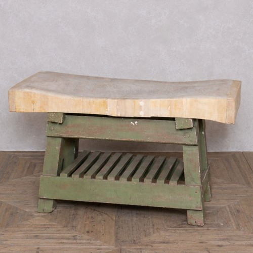 Vintage butchers block - vintage, table