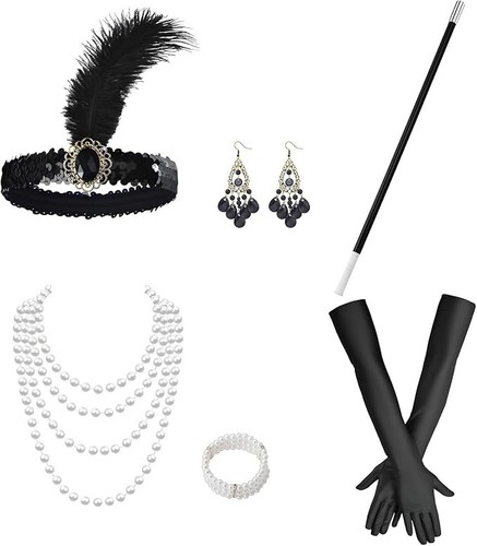 6pcs 1920s accessories for - 1920s,