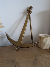 Vintage Solid Brass Anchor &