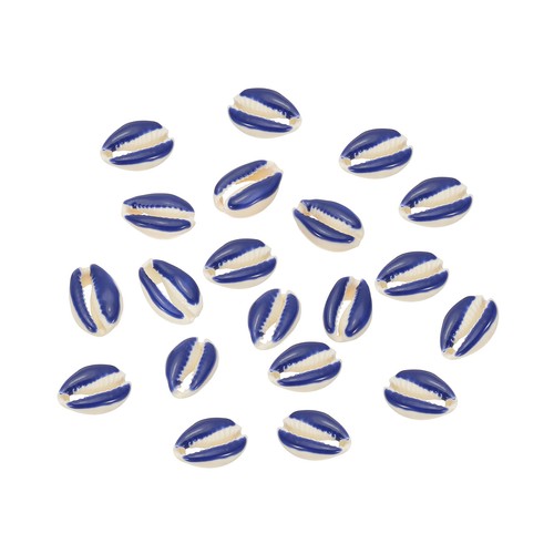 Pcs blue white oval - 20, blue,