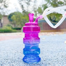 4.7" Purple-Blue Glass Bong