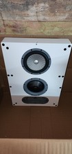 NEW OLD Monitor Audio SoundFrame 1 In Wall Speaker White 100Watts 3Way 8Ohms