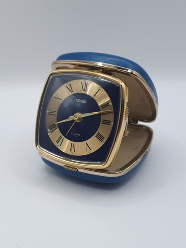 Coral vintage travel alarm - travel,
